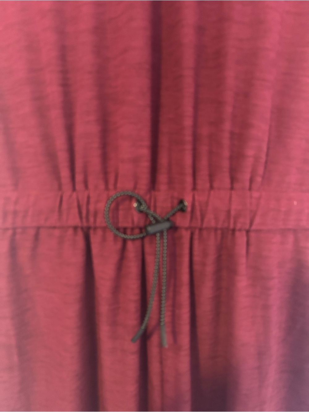 4/$25 sleeveless V-Neck Jumpsuit in Burgundy - Picture 2 of 4
